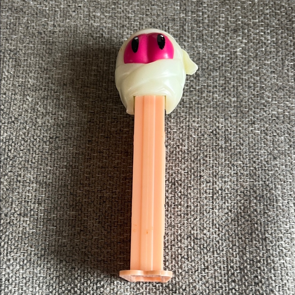 Ghost-Themed Pez Dispenser - Pink and Cream